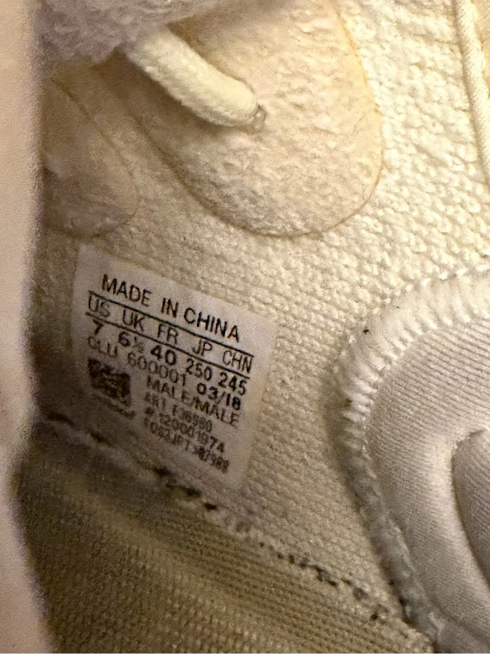 YEEZY Cream Knit Sneakers with gum Sole